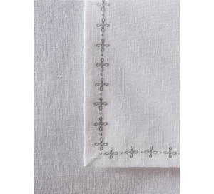 Τραπεζομάντηλο Linen Pera Λευκό, 172x240 cm - Img 2