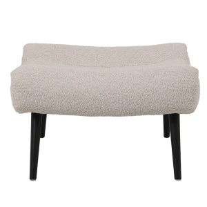 Υποπόδιο πολυθρόνας Silla, Pako World, Μπεζ, 68x58x40 cm - Img 4