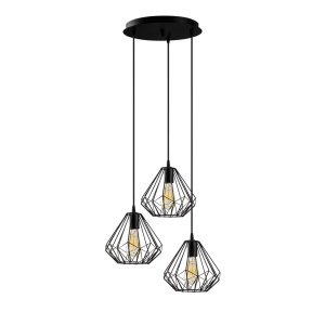 Φωτιστικό οροφής Diamond Μαύρο 43x117 cm - Img 5