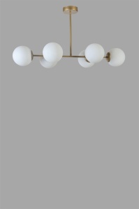 Φωτιστικό οροφής Yeni Favori Χρυσό 90x15x65 cm - Img 3