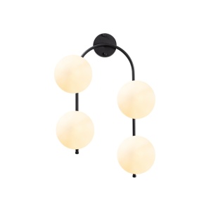 Φωτιστικό Τοίχου Jewel, Μαύρο, 40x26x62 cm - Img 6