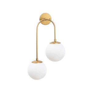 Φωτιστικό Τοίχου Jewel 10585, Γυαλιστερό Χρυσό - Img 5
