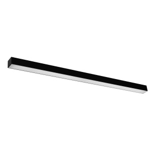 Φωτιστικό τοίχου LED Pinne, Μαύρο, 3000K, 118x6x6 cm