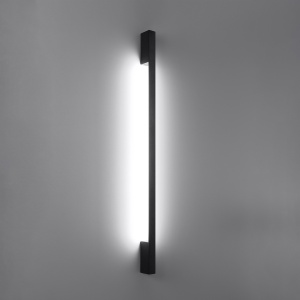 Φωτιστικό τοίχου LED Sappo, Μαύρο, 4000K, 4x6.5x120 cm - Img 3