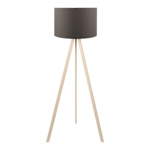 Φωτιστικό Δαπέδου PWL-1060, Pako World, E27, Natural-Ανθρακί, 38x38x140 cm