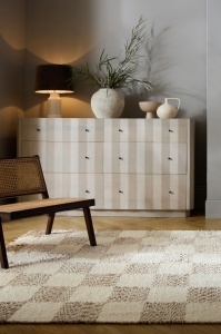 Χαλί Eric Checkboard Μπεζ, Natural 160x230 cm, Flair Rugs
