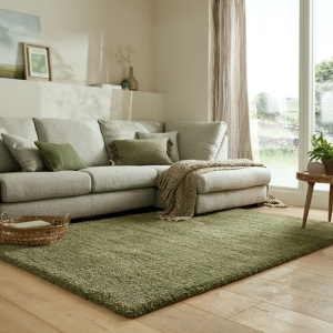 Χαλί Feather Soft Πράσινο Olive 160X230 cm, Flair Rugs