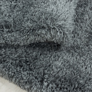Χαλί Fluffy Γκρι Deschis 120x120 - Img 3