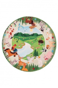 Χαλί Juno Πολύχρωμο 120x120 cm