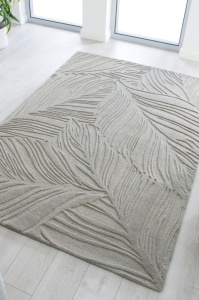 Χαλί Lino Leaf Γκρι 160X230 cm, Flair Rugs