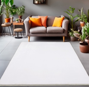 Χαλί Luxy V1 Λευκό 140 x 200cm