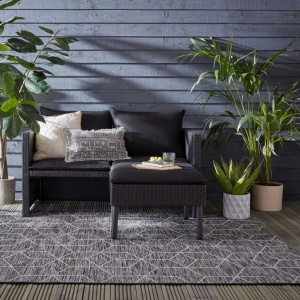 Χαλί Napoli Μαύρο 160x230 cm, Flair Rugs