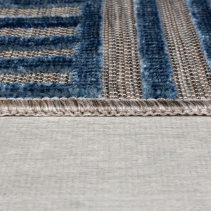 Χαλί Piatto Vigo Blocks Μπλε 80X150 cm, Flair Rugs - Img 3