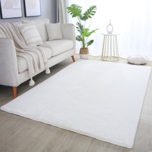 Χαλί Pouffy V1 Κρεμ 120 x 170cm