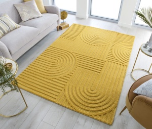 Χαλί Zen Garden Κίτρινο Ochre 160X230 cm, Flair Rugs