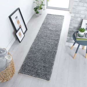 Χαλί Διαδρόμου Minerals Γκρι Închis 60X230 cm, Flair Rugs
