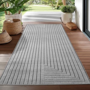 Χαλί Διαδρόμου Nova V2 Ασημί 80x150 cm - Img 2