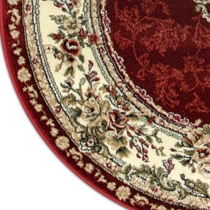 Χαλί Clasic, Lotos 571, Grena, 60x110 cm, Oval 1800 gr/mp - Img 5