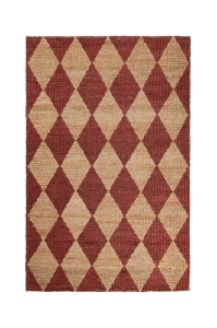 Χαλί Effie Diamond Jute Teracota 160x230 cm, Flair Rugs - Img 2