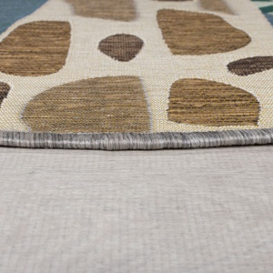 Χαλί Eric Giraffe Outdoor Natural 160X160 cm, rotund, Flair Rugs - Img 5