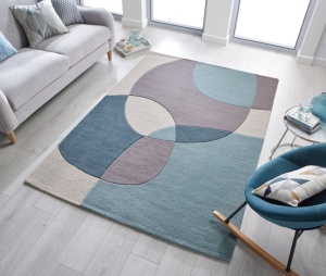Χαλί Glow Μπλε 160X230 cm, Flair Rugs