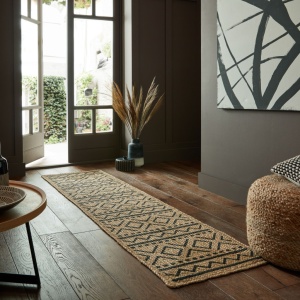 Χαλί Luis Natural/Μαύρο 200X290 cm, Flair Rugs - Img 3