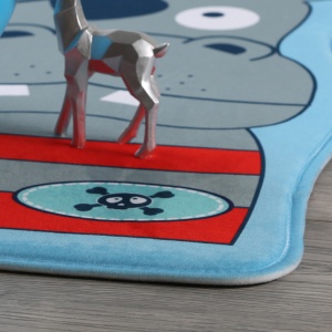 Χαλί Mila Kids Πολύχρωμο 45x90 cm - Img 3