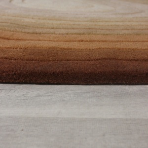Χαλί oval Puddle Ombre Wool Καφέ 160x230 cm, Flair Rugs - Img 4