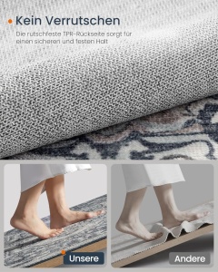 Χαλί Songmics Γκρι 230x160 cm - Img 3