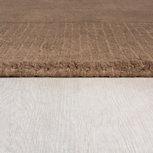 Χαλί Textured Wool Border Καφέ 120X170 cm, Flair Rugs - Img 5