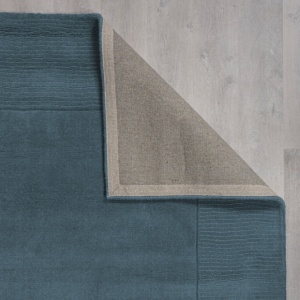 Χαλί Textured Wool Border Μπλε 200X290 cm, Flair Rugs - Img 3