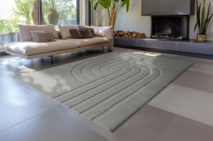 Χαλί Zen Deluxe Γκρι 80x150 cm - Img 3