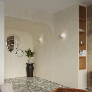 Aplica Globe din ceramica Alb lucios 17x13.5x14.5 cm - Img 7