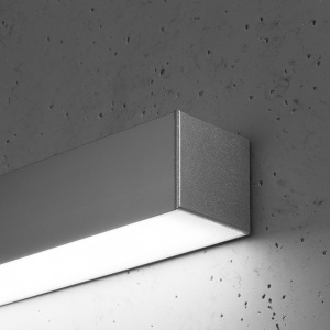 Aplica LED Pinne Gri 4000K 118x6x6 cm - Img 5