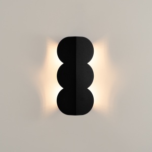 Aplica perete Biscuit Negru 16.3x5.8x33.6 cm - Img 7