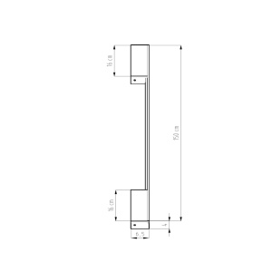 Aplica perete LED Sappo Alb 4000K 4x6.5x150 cm - Img 7