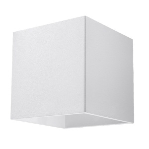 Aplica perete Quad Alb 10x12x10 cm