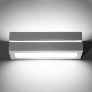 Aplica Vega Line din ceramica Alb 32.5x9.5x9.5 cm - Img 4