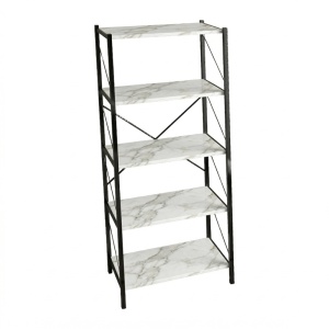 Biblioteca, Bimblem, Alb, 30x60x150 cm - Img 2