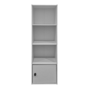 Biblioteca, Lenobia, Alb, 24x30.5x95 cm - Img 4