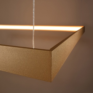 Candelabru LED Nelya Auriu 3000K 80x80x150 cm - Img 5