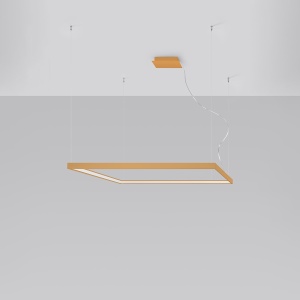 Candelabru LED Nelya Auriu 4000K 110x110x150 cm - Img 2