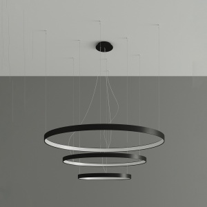 Candelabru LED Rio Negru 4000K 110x110x150 cm - Img 2