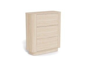 Comoda Atmore, Alb, 107x90x40 cm - Img 2