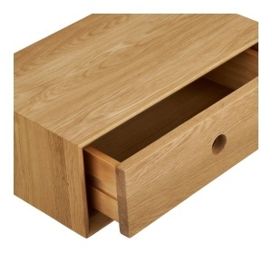 Comoda de perete Luzern, Nuc, 25x40x15 cm
