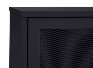 Comoda TV VEEP, Antracit, 45x55x160 cm