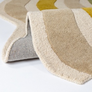 Covor Cascade Wool Verde 140x200 cm - Img 3