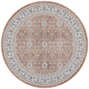 Covor Rotund INKA V5 Terra 120x120 cm - Img 2
