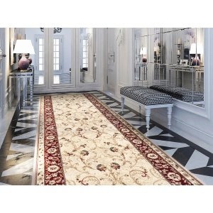 Covor Traversa, Lotos, Rosu, 120x700 cm, Delta Lotos 523