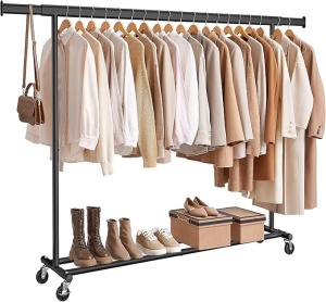 Cuier stander Negru Songmics 200x45x161.5 cm